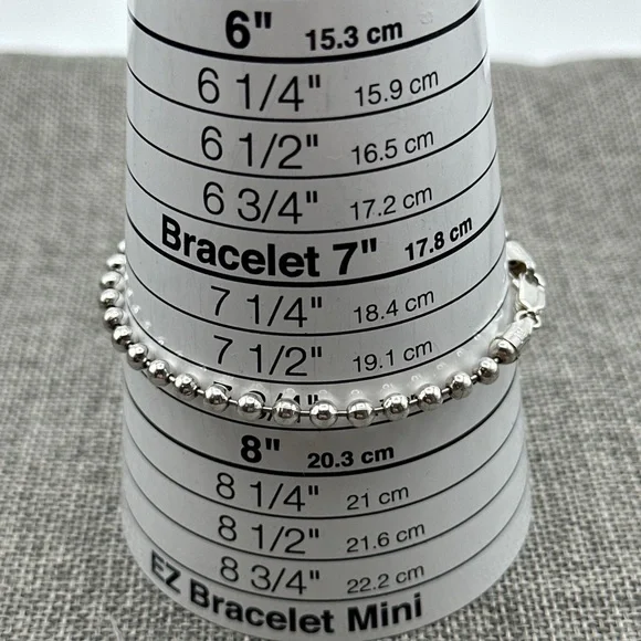 Vintage Sterling silver bracelet Italy #046 - Picture 3 of 8